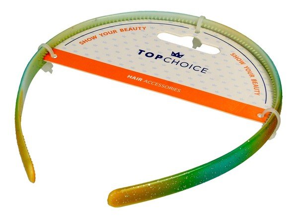 Top Choice Opaska do włosów cieniowana cienka (27901)
