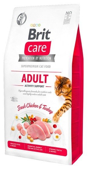 Karma sucha dla kota BRIT Care Cat Grain Free Adult Activity Support, 2 kg