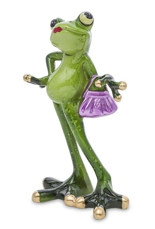 Figurka Żaba Dama elegantka wysokość 15 cm