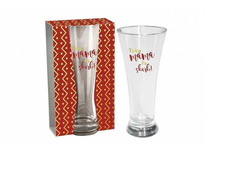 Szklanka do Napojów TAKA MAMA TO SKARB poj.300ml