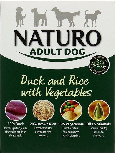Naturo Adult Kaczka z ryżem i warzywami 400g MS_12276
