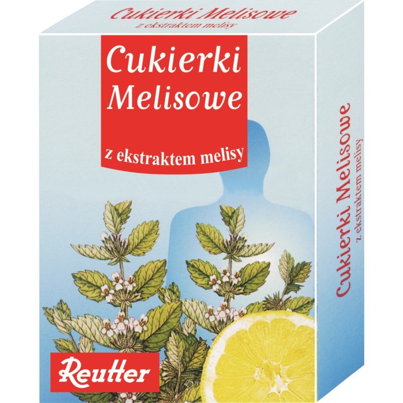 REUTTER Cukierki Melisowe 50g REUTTER 21SZUCURME