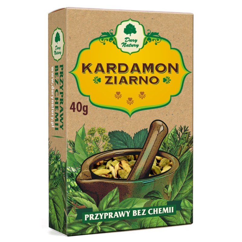 Dary Natury Kardamon ziarno cały 40g 31DARKARZ4