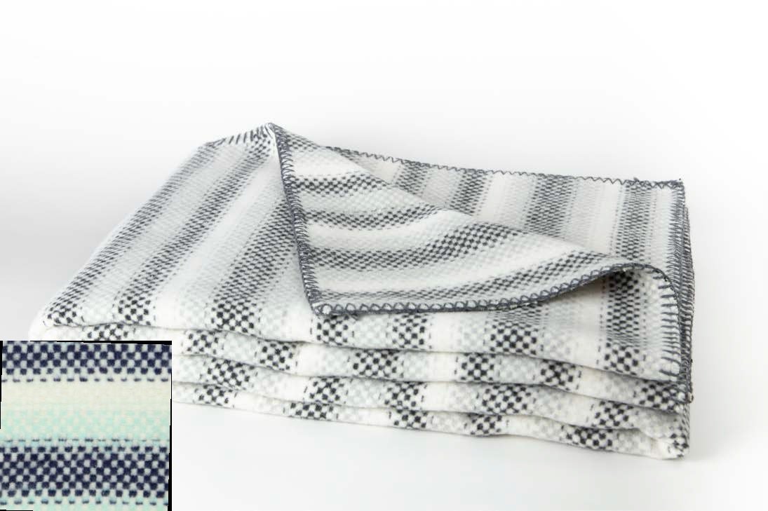 PIELSA, PIELSA Koc / pled bawełna premium TRIESTE 150x200,miętowy