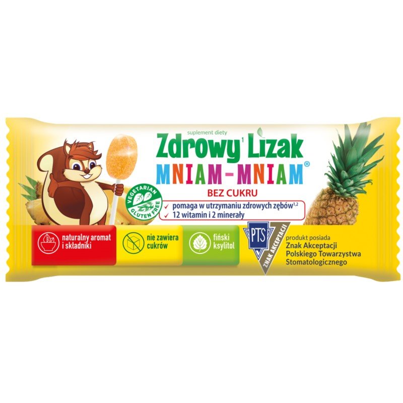 VIVIO Lizak ananas 6g Zdrowy Lizak