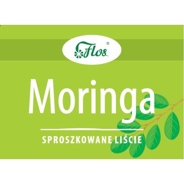 Flos MORINGA SPROSZKOWANE LIŚCIE 100G