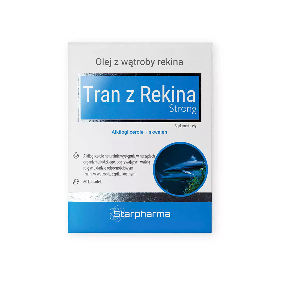 Starpharma Tran z rekina Strong 60 kapsułek