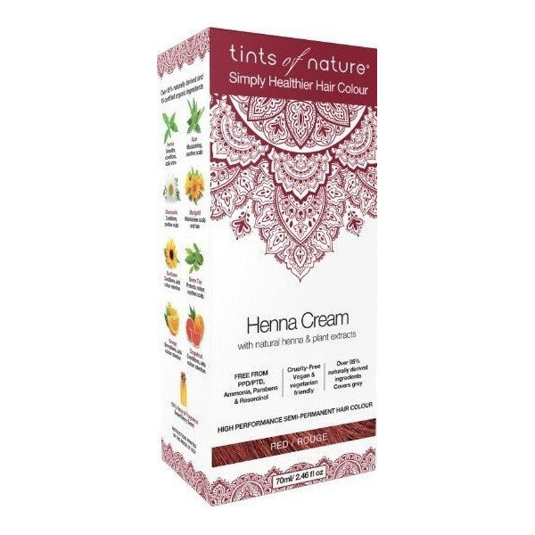 Tints of nature Tints Of Nature Henna Do Włosów Czerwona 70Ml
