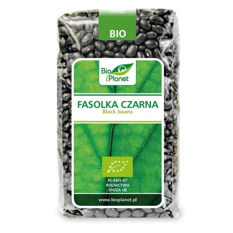 Bio Planet SERIA ZIELONA FASOLKA CZARNA BIO 500 g -