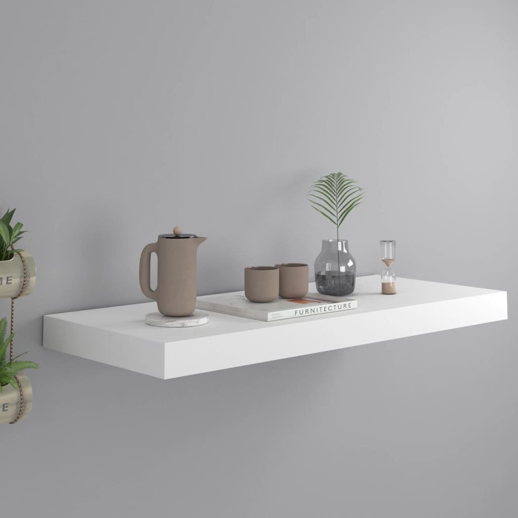 vidaXL vidaXL Półka ścienna, biała, 60x23,5x3,8 cm, MDF