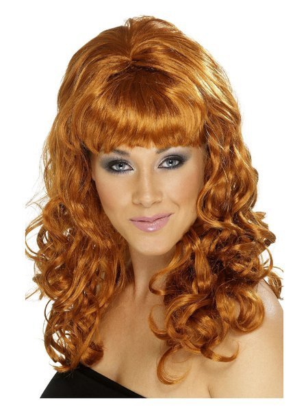 Smiffys perruque długie bouclée années 60 Femme, jeden rozmiar, Multicoloured 42061