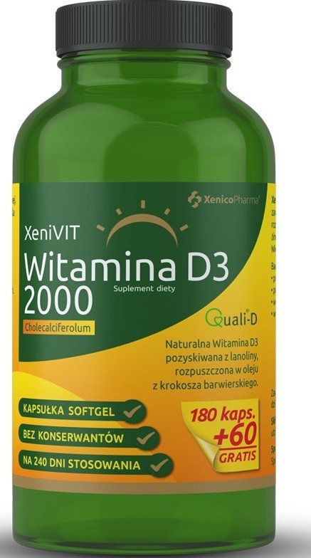 Xenico PHARMA Xenicopharma Xenivit Witamina D 2000 240 Kaps.