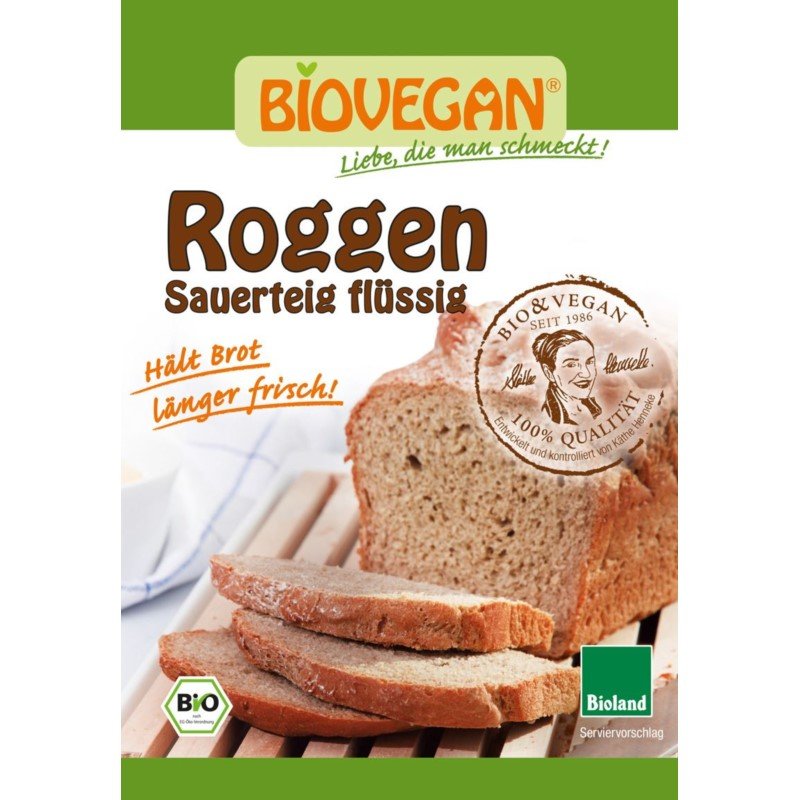 Bio Vegan ZAKWAS CHLEBOWY ŻYTNI W PŁYNIE BIO 150 g -