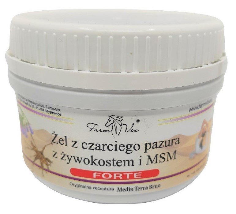 Farm-Vix Żel czarci pazur żywkost i Msm Forte 350g