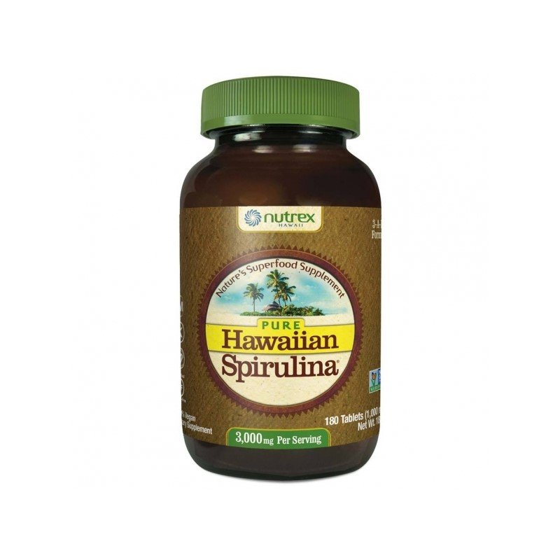 CyanoTech Spirulina Hawajska Pacifica 1000 mg (180 tabletek) Cyanotech 67BF-700D8