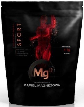M12.PARTNERS Mg12 PŁATKI MAGNEZOWE DO KĄPIELI SPORT 4KG
