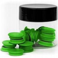 Magnesy tablic okrągłe silne 20mm zielone 20 szt