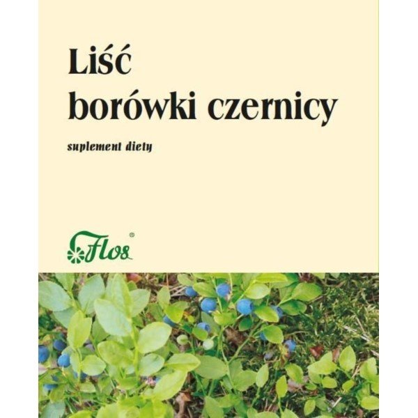Flos BORÓWKA CZERNICA LIŚĆ 50G