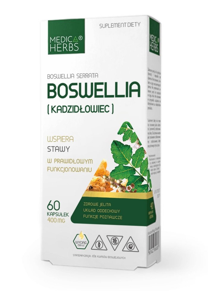 Medica Herbs Medica Herbs Boswellia (Kadzidłowiec) 400 mg - 60 kapsułek
