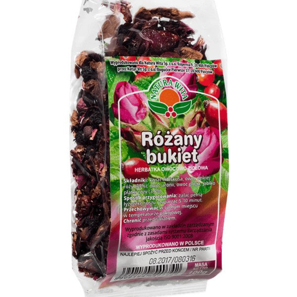 top NATURA WITA NATURA WITA HERBATA OWO-ZIOŁ RÓŻANY BUKIET 100G