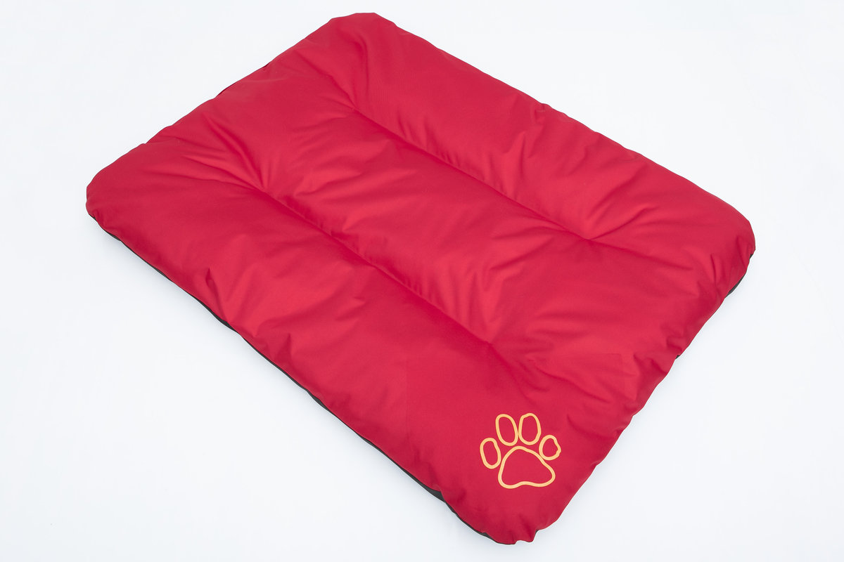 Hobbydog ECOCZE6 legowisko dla psa łóżko spoczynkowe materac dla psa poduszka dla psa mata dla psa ECO miejsce do spania (3 różne rozmiary), xxl, czerwony R3 ECOCZE6