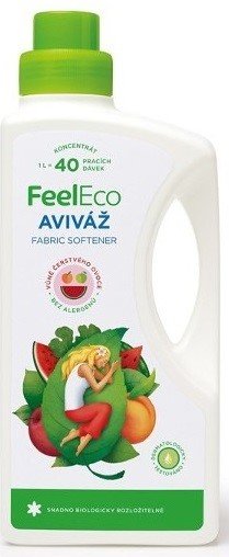 Feel Eco Płyn do płukania Płyn zmiękczający do tkanin o zapachu owocowym 1 Litr (FEC-008)