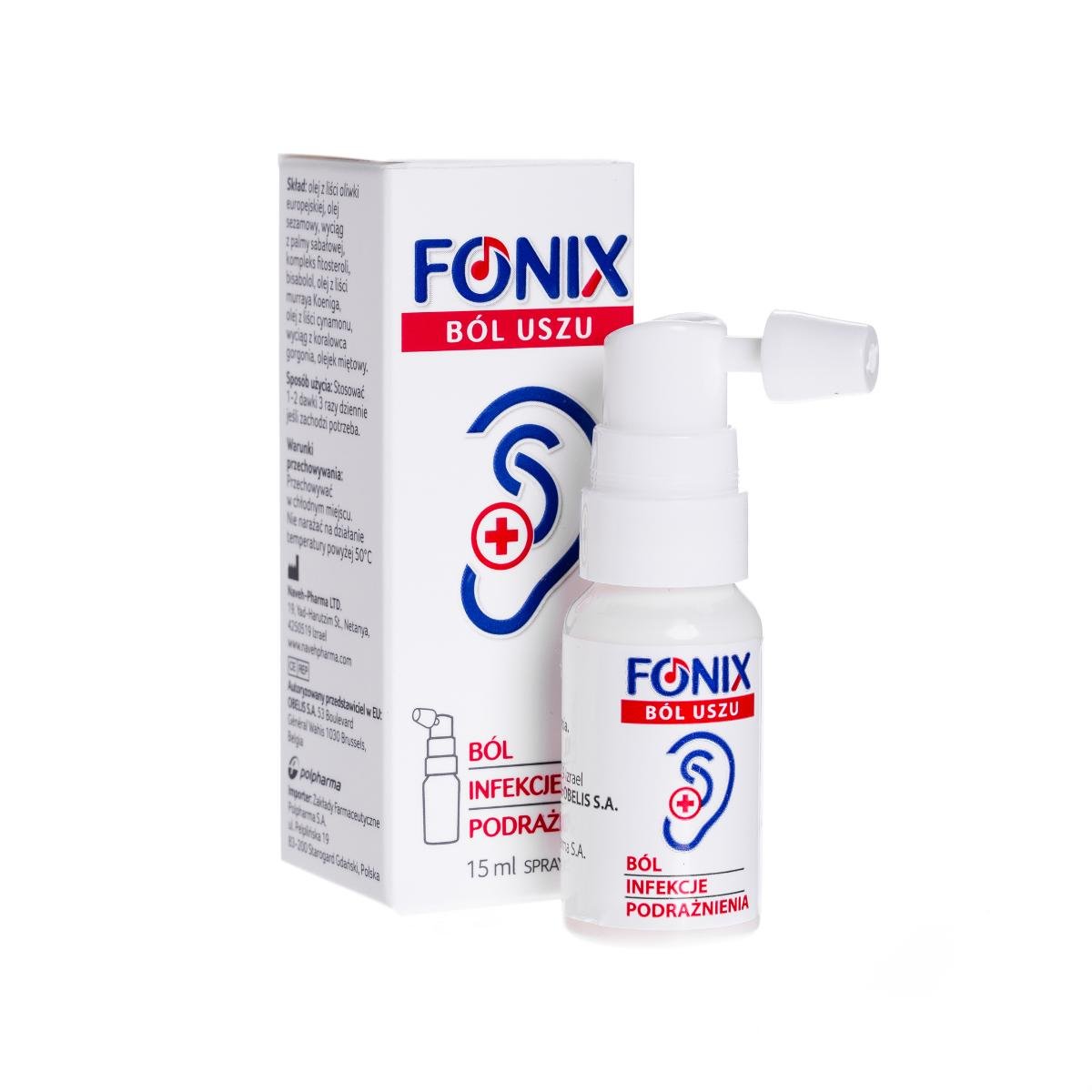 Polpharma Fonix Ból Uszu spray 15 ml