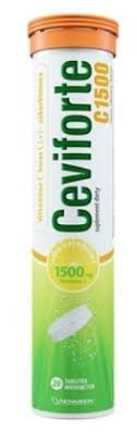 Фото - Вітаміни й мінерали Ceviforte, witamina C 1500 mg, 20 tabletek musujących