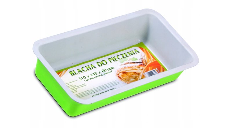 SNB BLACHA DO PIECZENIA JASNO-ZIELONO NON-STICK uniwersalny 95652-uniw