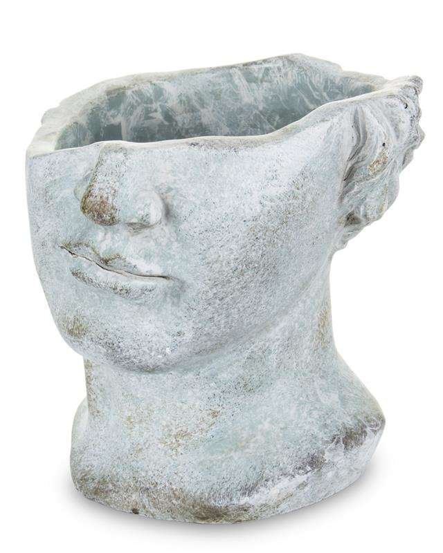 Pigmejka Osłonka Na Doniczke Antyczna Głowa 19x20x18,5 cm uniwersalny 95715-uniw