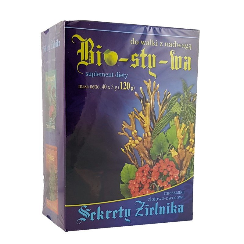 ASZ ASZ SEKRETY ZIELNIKA BIO-STY-WA 40X3G