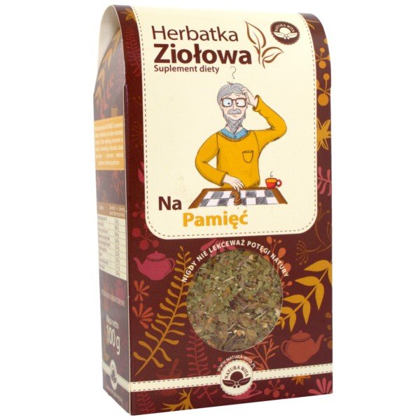 NATURA WITA NATURA WITA HERBATA ZIOŁOWA NA PAMIĘĆ 100G
