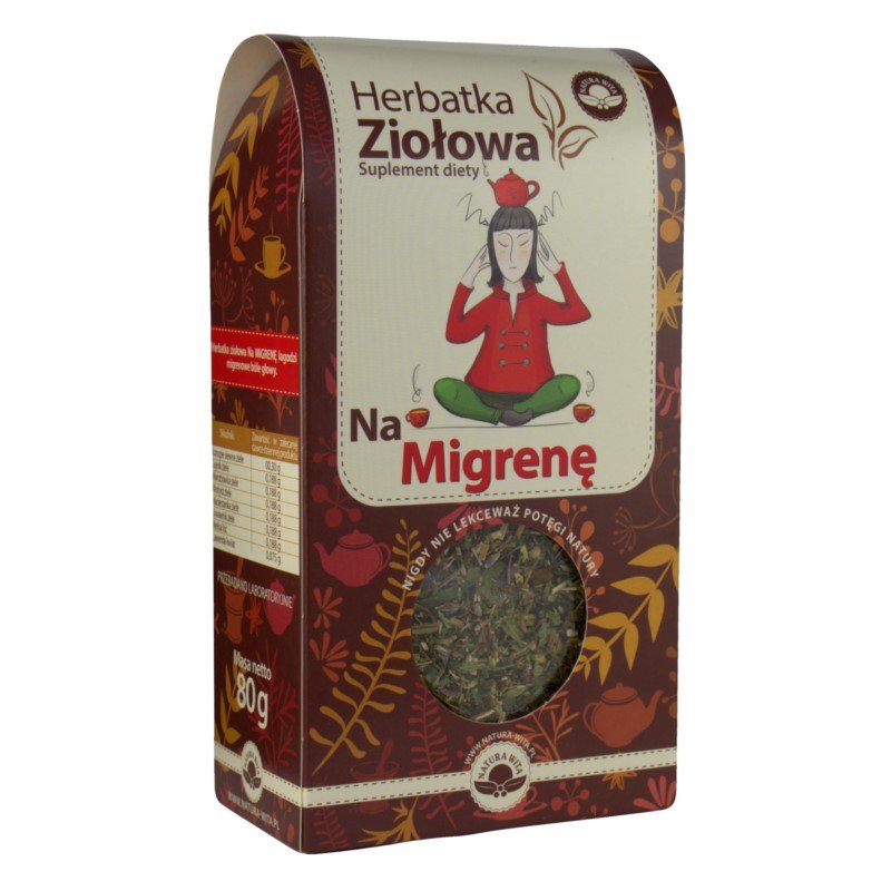 NATURA WITA NATURA WITA HERBATA ZIOŁOWA NA MIGRENĘ 80G