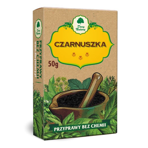 Dary Natury Czarnuszka 50g (kartonik) Przyprawa bez chemii