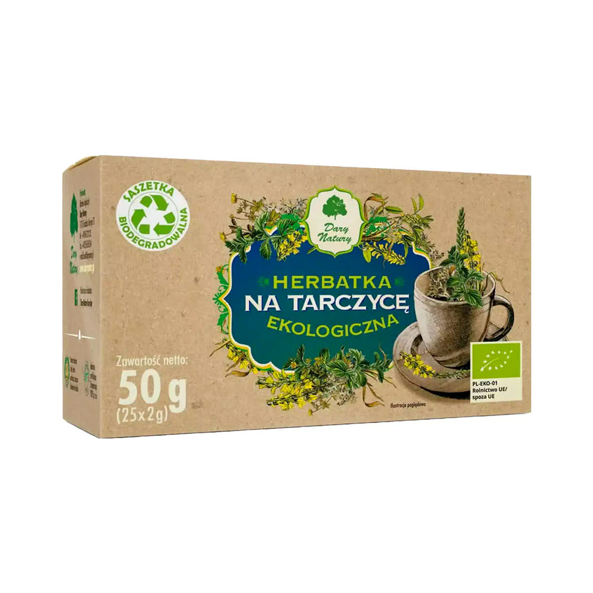 Dary Natury Herbata na tarczycę EKO 25x2G