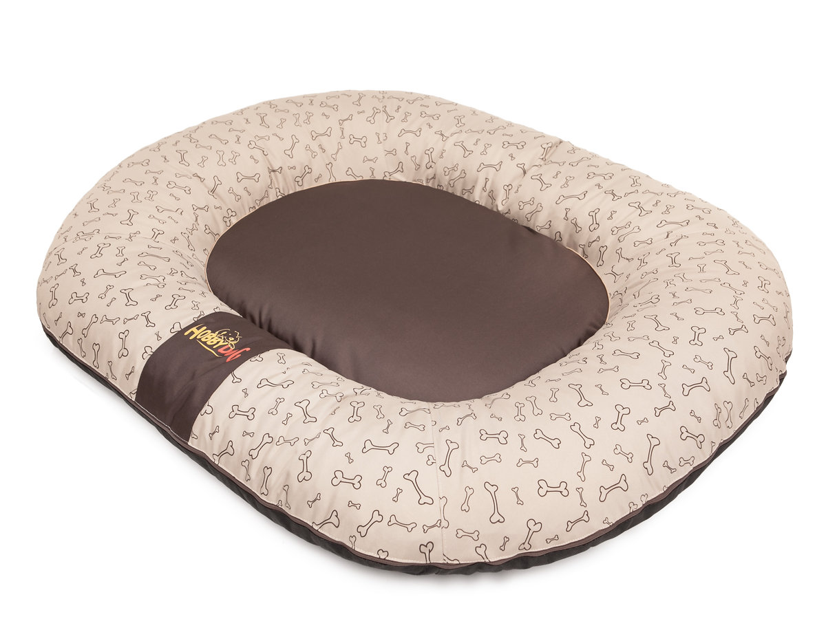 Legowisko dla psa HOBBYDOG Ponton Prestiż, rozmiar XL, beż w kości
