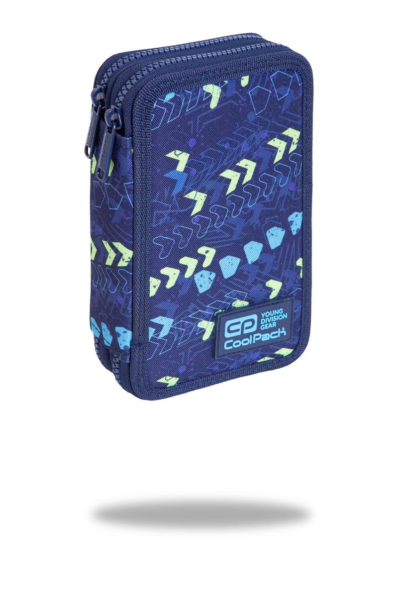 Coolpack, piórnik podwójny z wyposażeniem, Jumper 2, Chevron