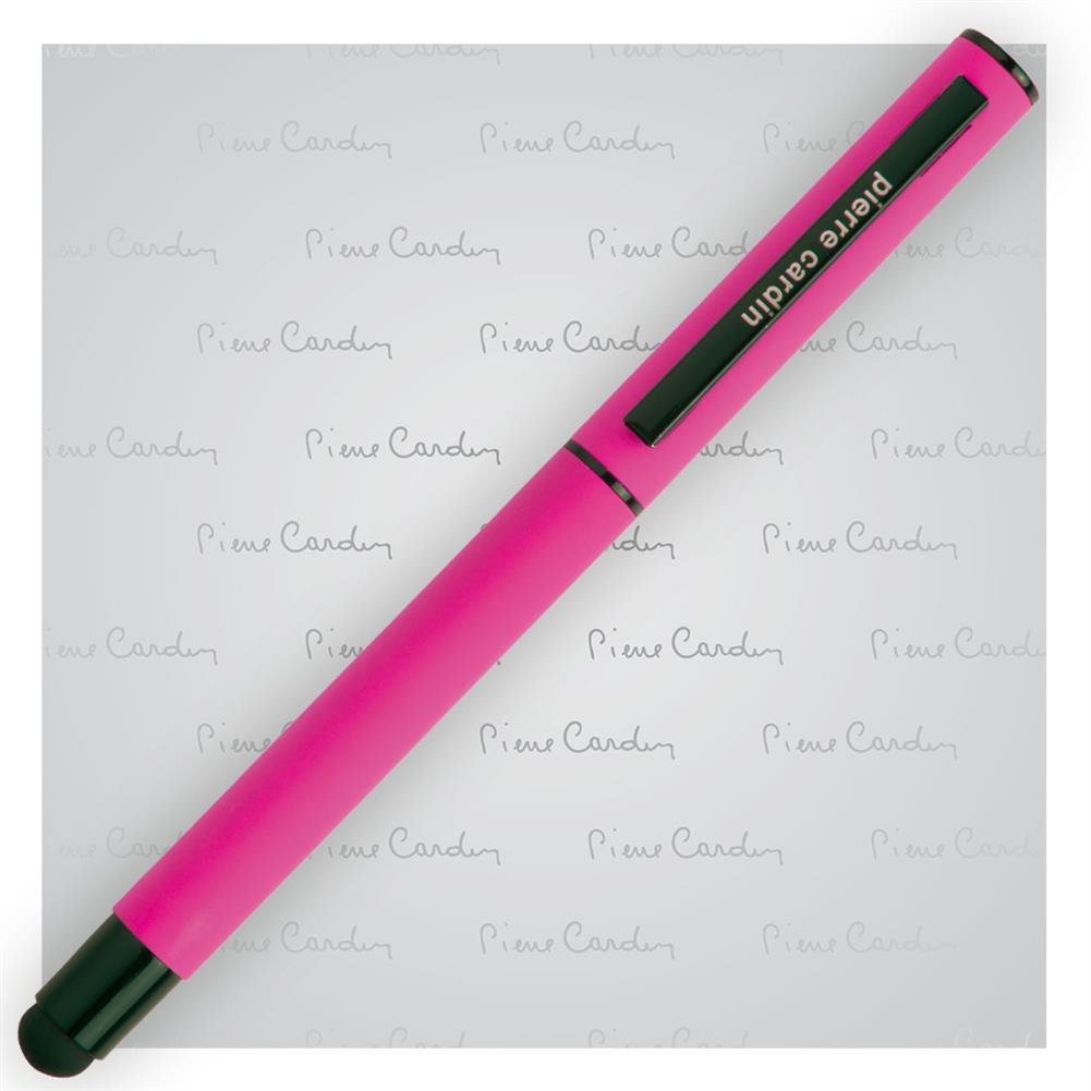 Pióro kulkowe touch pen, soft touch PIERRE CARDIN Celebration Różowe - różowy