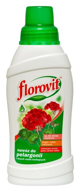 Florovit Nawóz płynny do pelargonii i innych roślin kwitnących butelka 0,55 kg