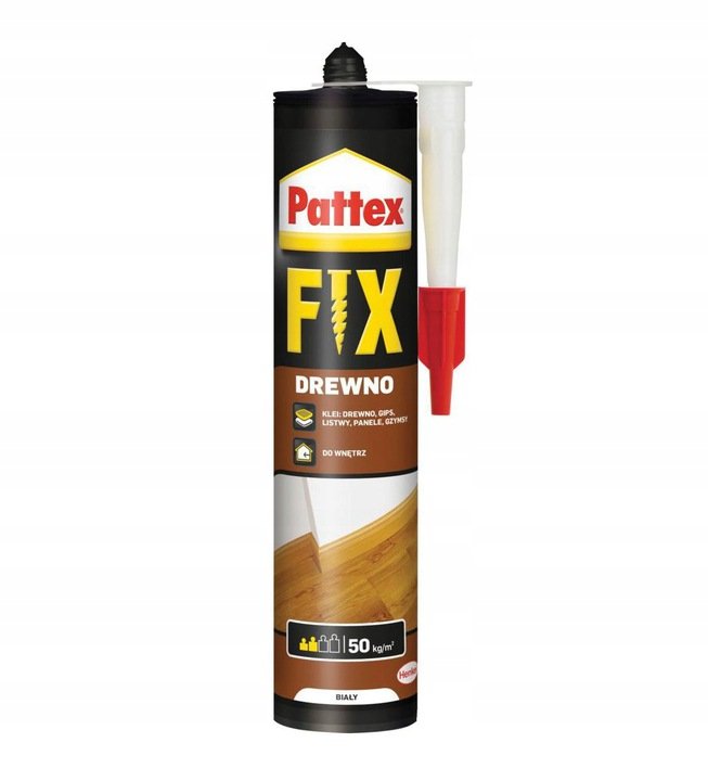 Pattex Klej  Fix Drewno biały 400 g