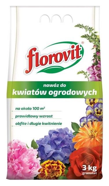 Florovit Nawóz Do Kwiatów Ogrodowych 3KG Granulat