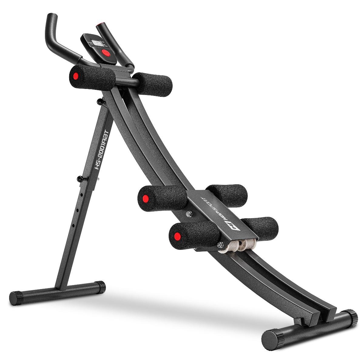 Trenażer mięśni brzucha składany regulowany+licznk