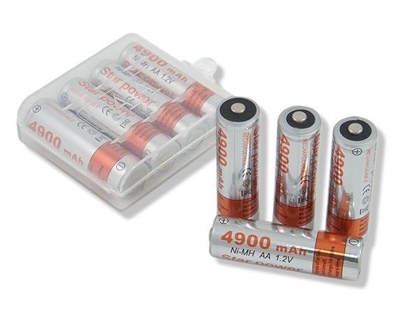 NoName BC56A 4x AKUMULATORKI AA STAR POWER 4900MAH NI-MH uniwersalny