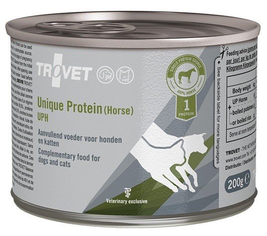 Trovet Unique Protein UPH Konina dla psa i kota puszka 200g DLA ZAMÓWIEŃ + 99zł GRATIS!