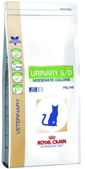 Royal Canin Veterinary Diet Feline Urinary S/O Moderate Calorie Umc34 1,5Kg 1571
