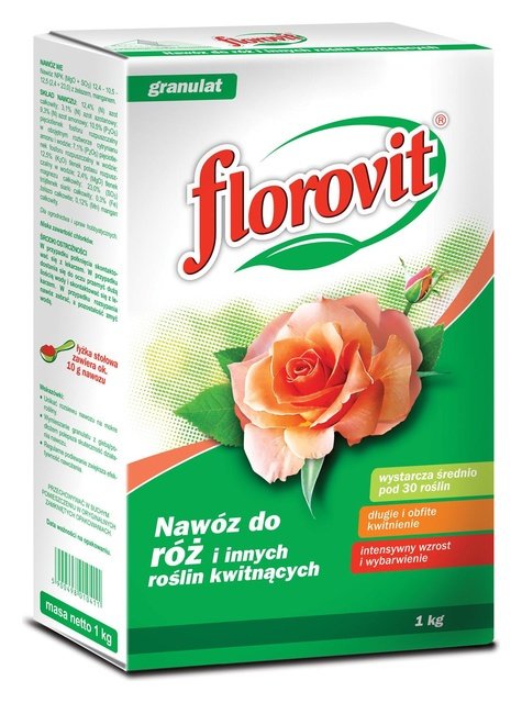 Florovit Nawóz granulowany do róż i innych roślin kwitnących karton 1 kg