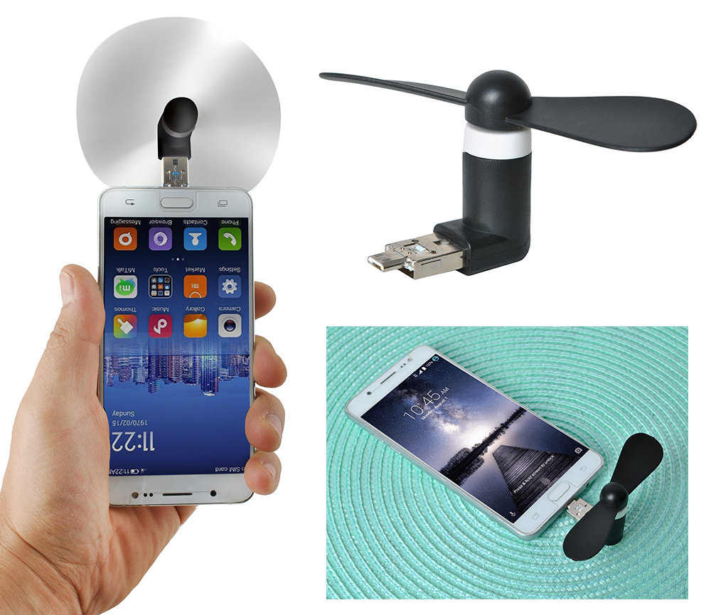 Opinie o Przenośny Mini Wiatraczek Usb Do Komputera Czarny