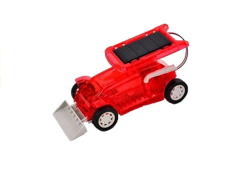 Lean Toys Samochód solarny do złożenia