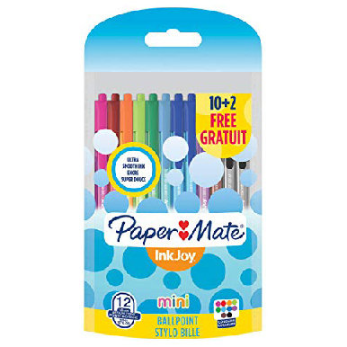 Paper Mate Długopis mini, kolorowy, Inkjoy,