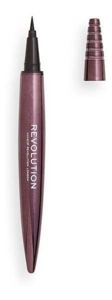 Makeup Revolution Renaissance Flick eyelinery w płynie w pisaku Brown 0,8 g